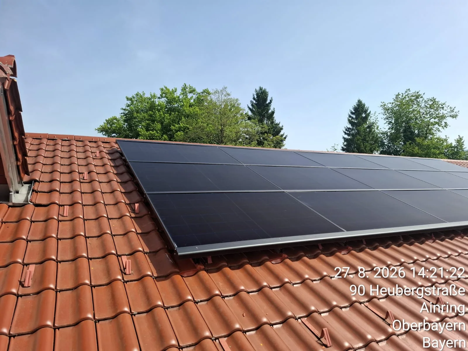 Photovoltaikanlage in Ainring mit 12,96 kWp, Privatanlage