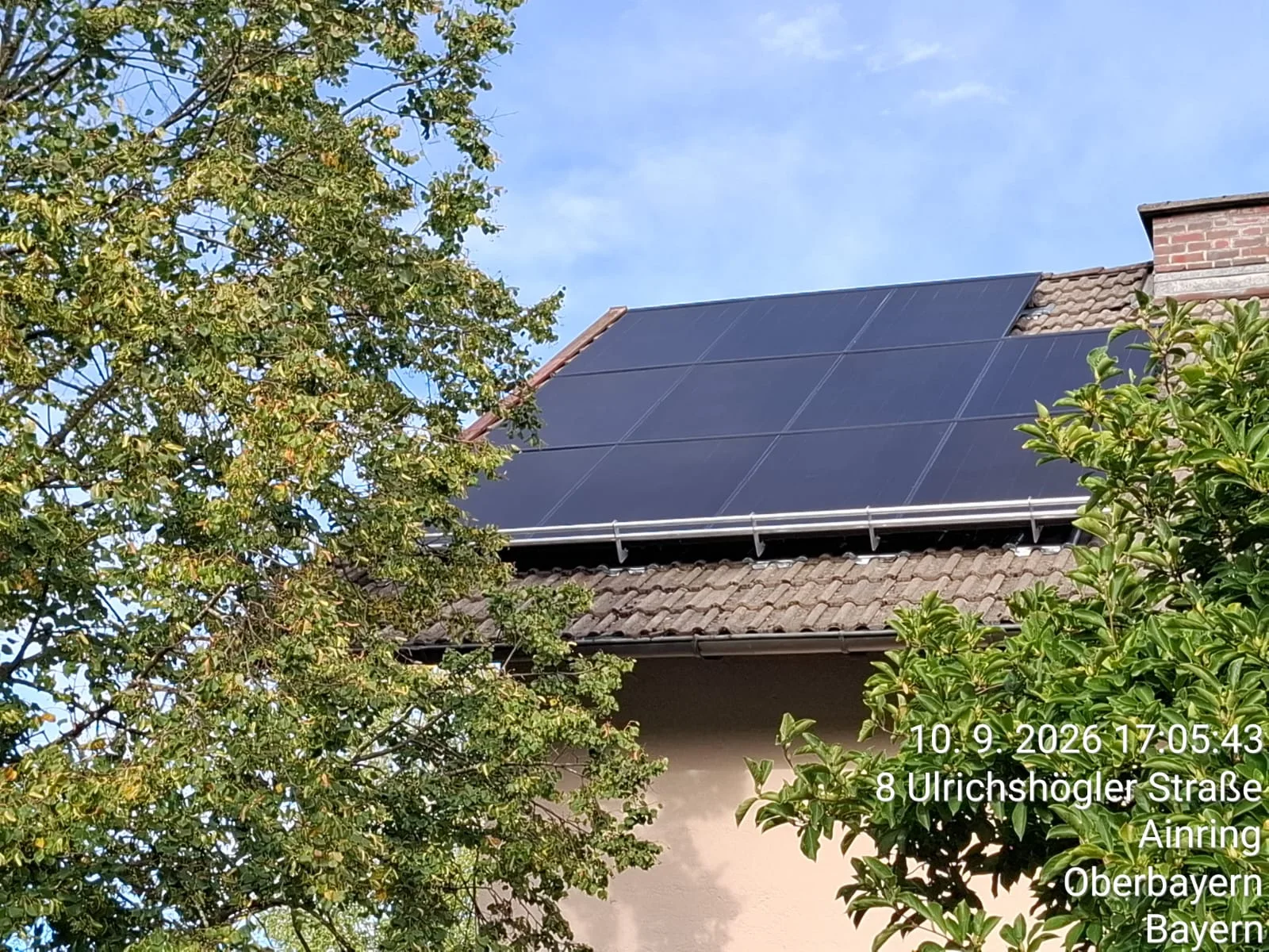 Photovoltaikanlage in Ainring mit 9,12 kWp, Privatanlage