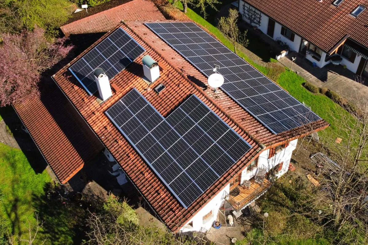 Photovoltaikanlage in Bad Reichenhall mit 24,36 kWp, Privatanlage