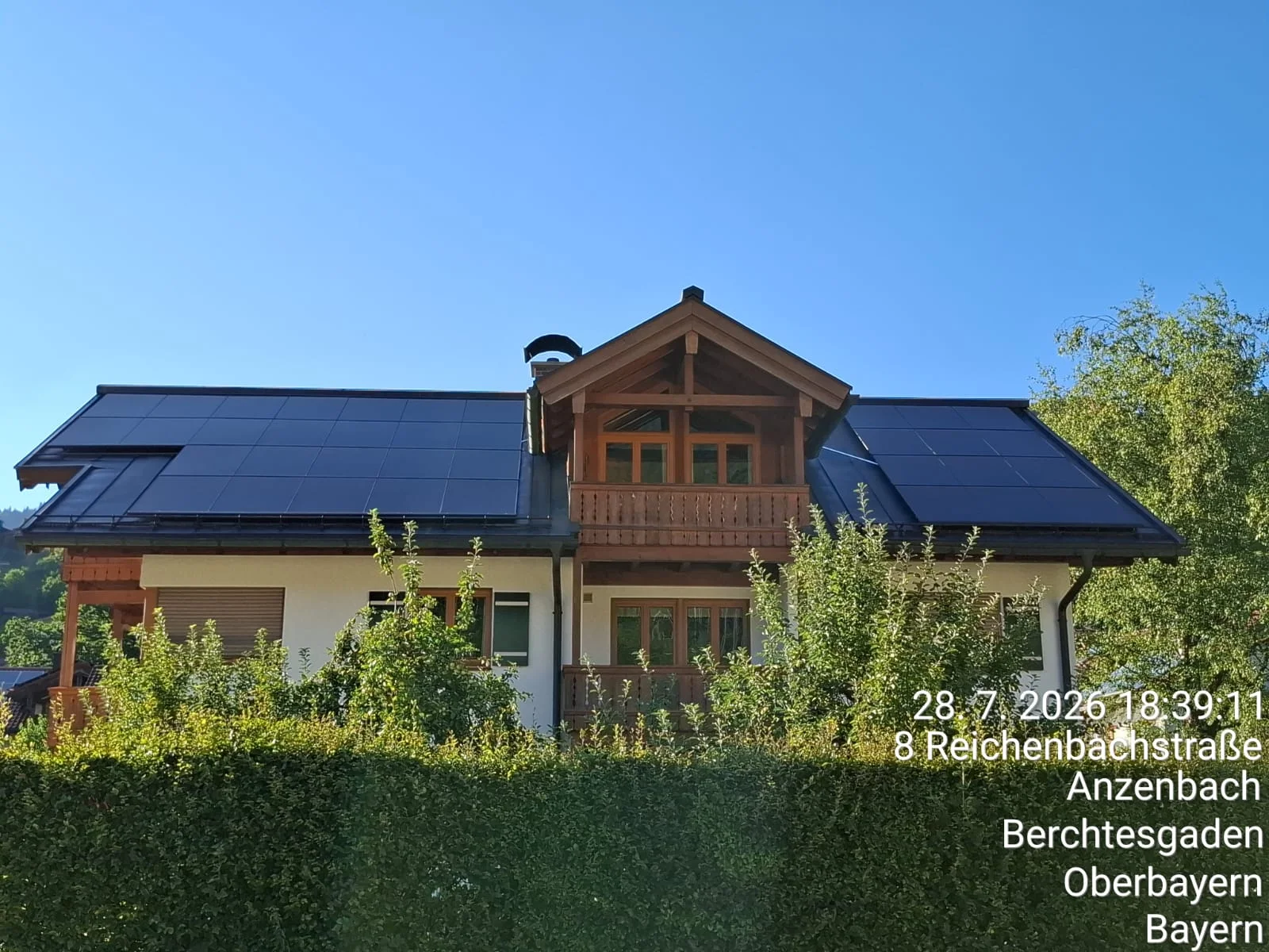 Photovoltaikanlage in Berchtesgaden mit 28,84 kWp, Privatanlage