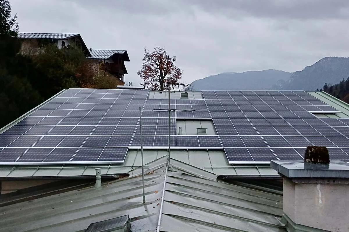 Photovoltaikanlage in Berchtesgaden mit 43 kWp, Privatanlage