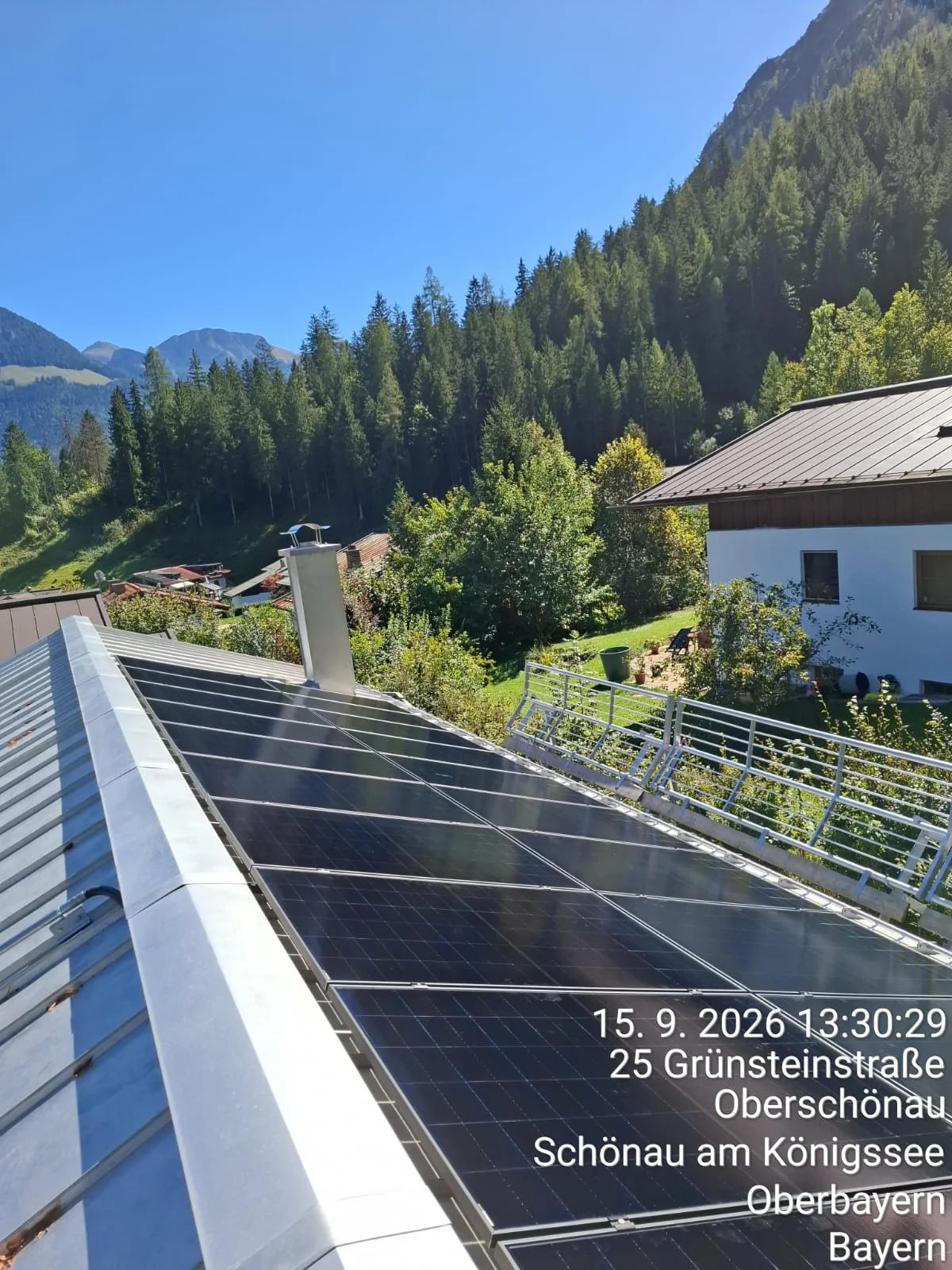 Photovoltaikanlage in Schönau mit 9,6 kWp, Privatanlage