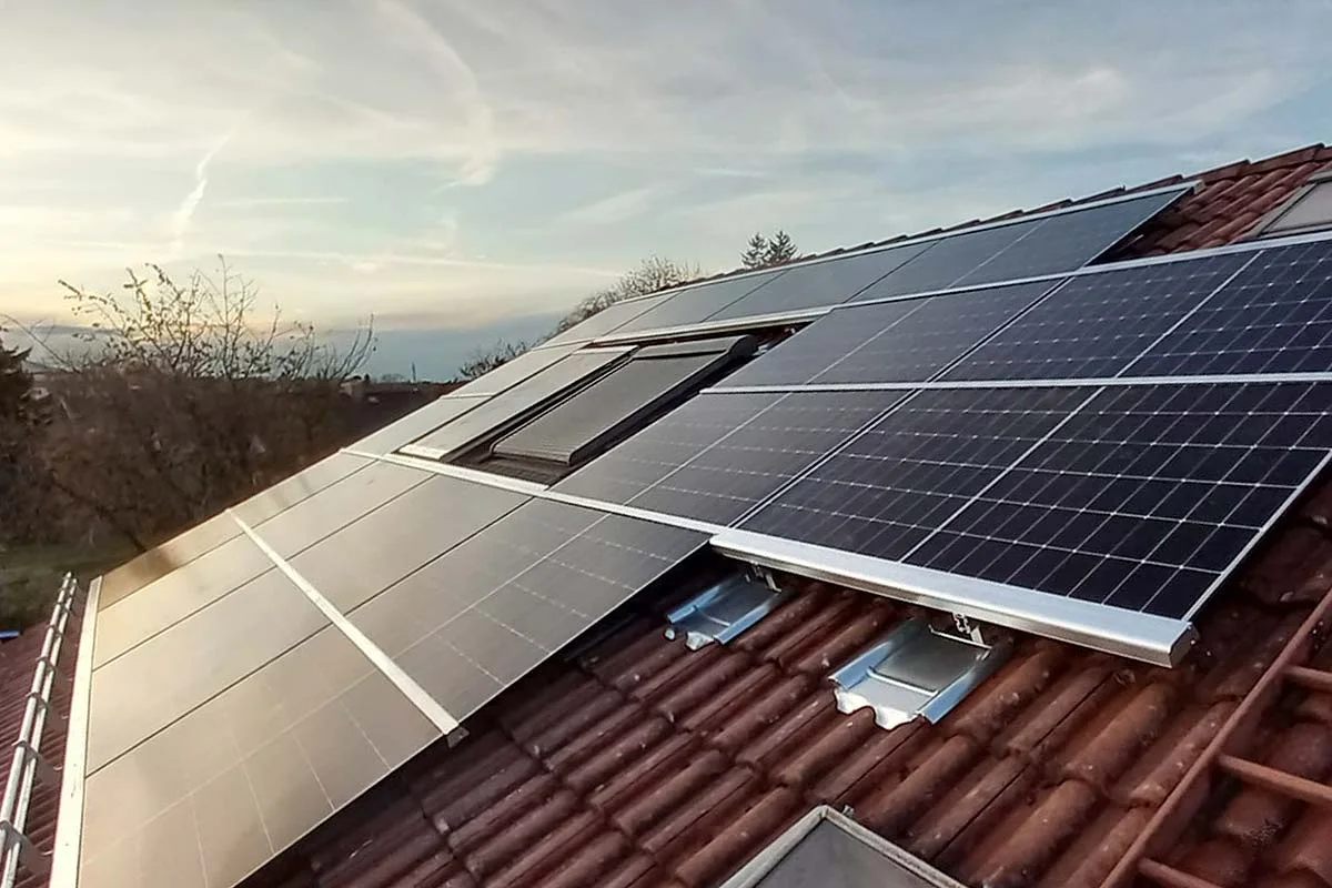 Photovoltaikanlage in Freilassing mit 10 kWp, Privatanlage