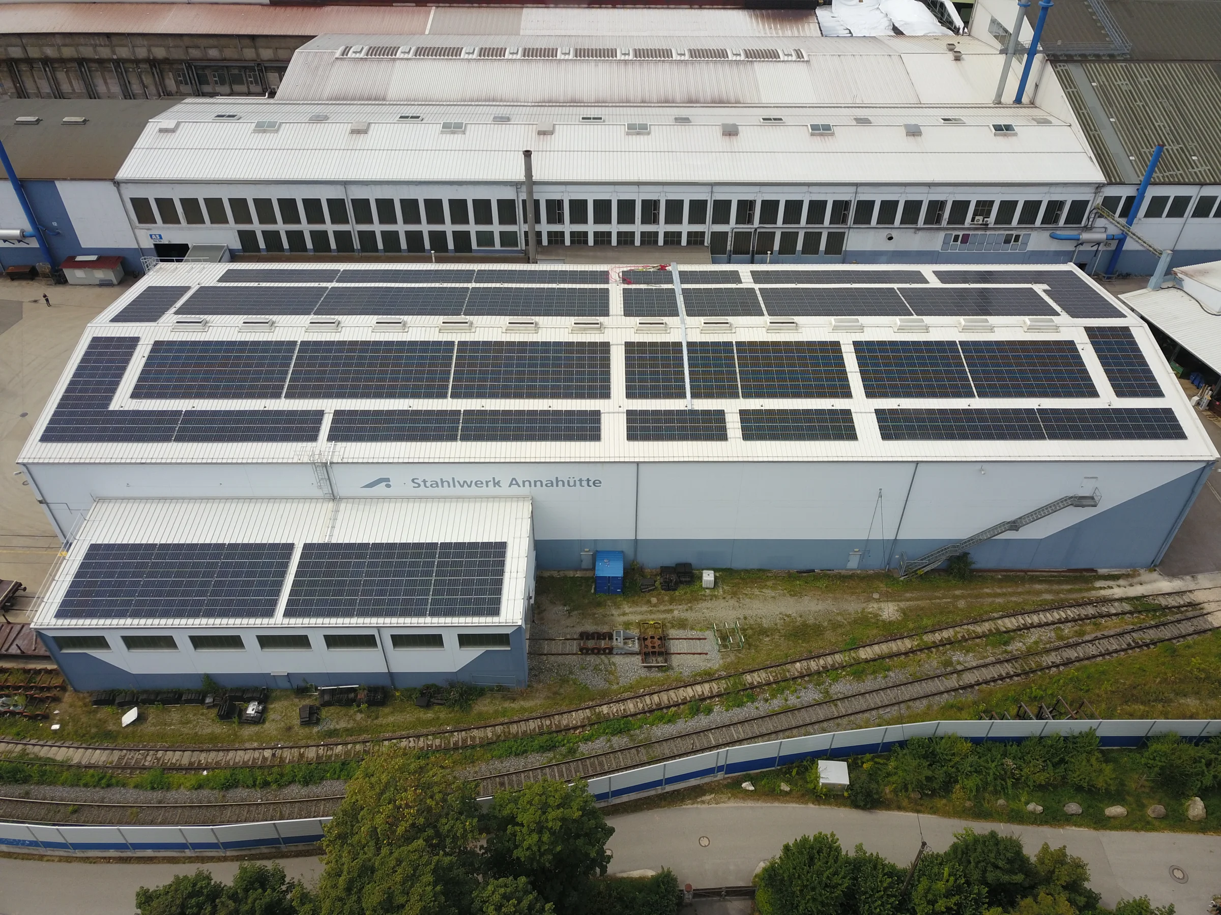 Photovoltaikanlage in Hammerau mit 425 kWp, Gewerbeanlage