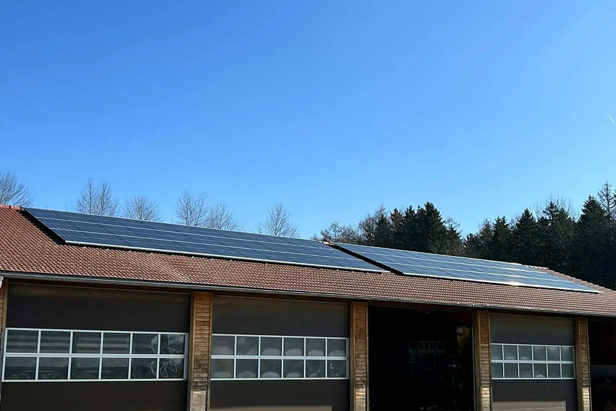 Photovoltaikanlage in Kirchanschöring mit 60,03 kWp, Privatanlage