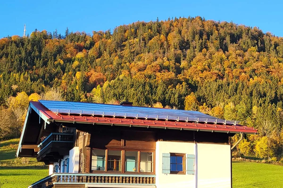 Photovoltaikanlage in Reit-im-Winkl mit 12 kWp, Privatanlage