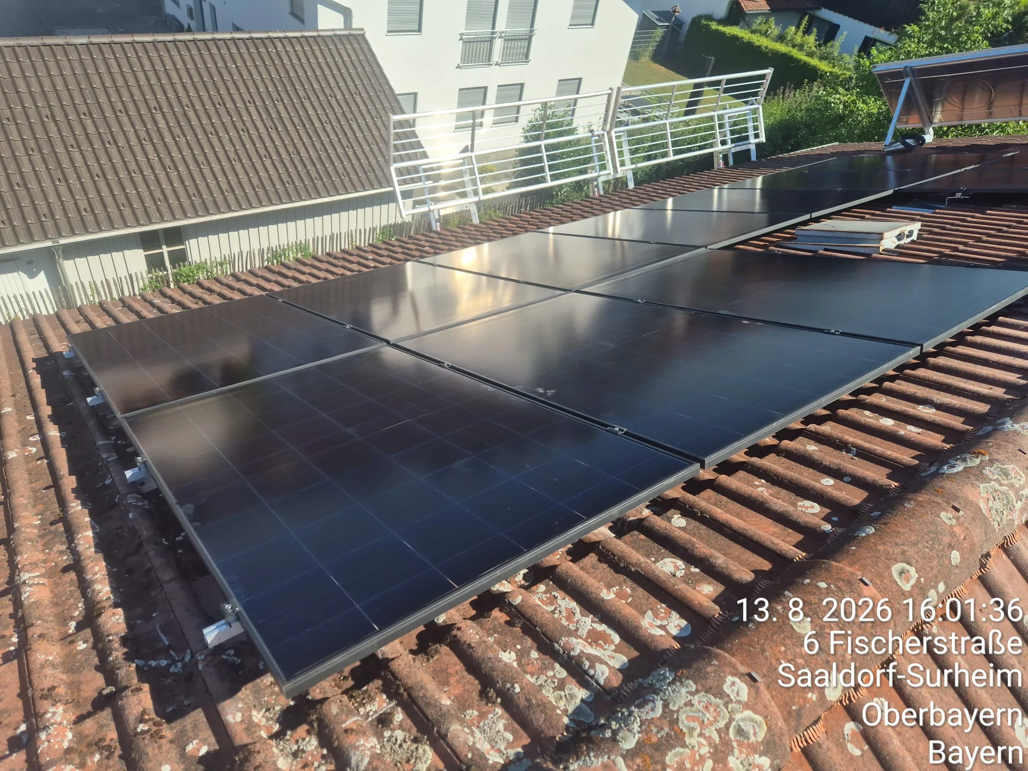 Photovoltaikanlage in Saaldorf-Surheim mit 10,56 kWp, Privatanlage