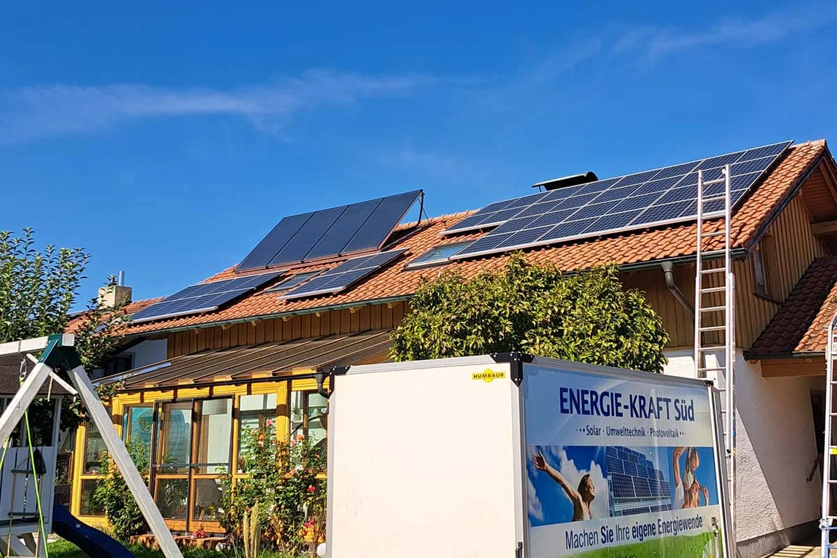 Photovoltaikanlage in Saaldorf-Surheim mit 10 kWp, Privatanlage
