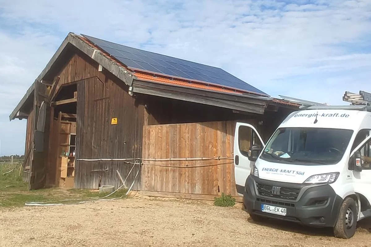 Photovoltaikanlage in Teisendorf mit 6 kWp, Gewerbeanlage